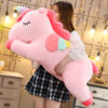 Giant Unicorn Plush Toy Soft Stuffed Unicorn Soft Dolls Animal Horse Toys For Children Girl Pillow