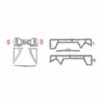 Window Eaves Rear-view Mirror  RC Electric Remote Control Off-road Vehicles Cars