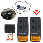 Electric Winch Switch Controller Universal Wireless Remote Control Recovery for Off-Road
