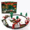Christmas Gift Electric Train Toy Family Decoration Christmas Tree Decoration Train Track Frame Rail Car Light Rail Car