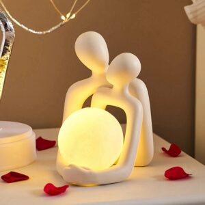 Style Creative Couple Table Lamp Bedroom Decoration Accessories Aesthetic Room Decor Christmas Decoration