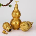 Gourd Decoration Pure Copper Crafts Town House Treasures Copper Gourd Feng Shui Supplies Ornaments Christmas