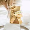 Gold Bow Wedding Favor Candy Box Packaging Gift Box Birthday Party Gift Boxes Paper Bags Event Wedding Party