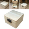 Natural Wooden Packing Storage Box Gift Box Retro Jewelry Box Hone Hand Decoration Wooden Box
