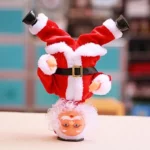 Handstand Dancing Santa Claus Electric Creative Music Toy Christmas Gift Decoration