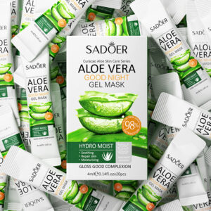 Aloe Vera Gel Portable Facial Mask Soothing And Repairing After Moisturizing Hydrating Shrink Pores Sleep Mask Skin Care