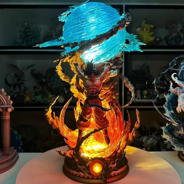 Dragon Ball Figures Spirit Bomb Son Goku Anime Figures Super Saiya Action Figure Model Pvc Statue Doll Collection
