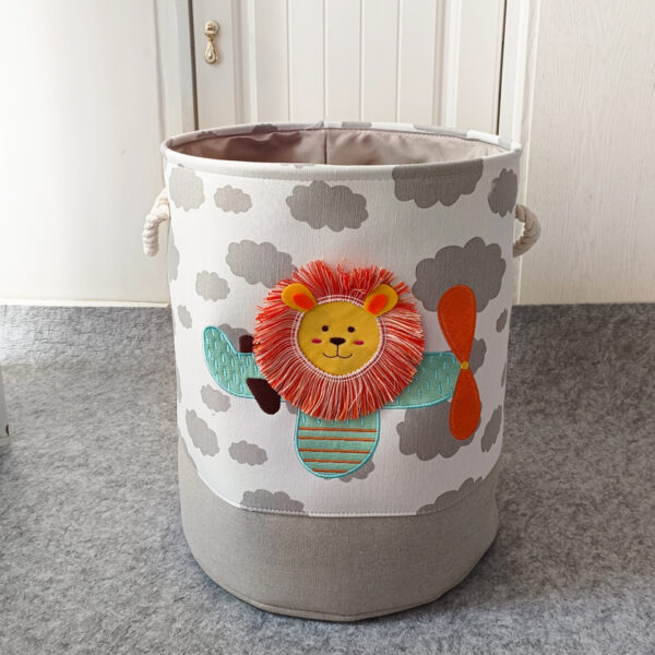 Baby Laundry Basket Cute Dinosaur Foldable Toy Storage Bucket Picnic Dirty Clothes Basket Box Organizer Cartoon