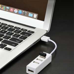 Mini USB HUB Power Supply HUB 4 Port USB Adapter With Cable For PC Laptop Computer Accessories