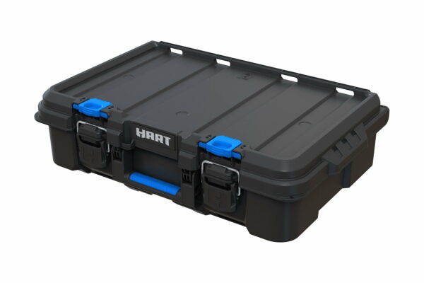 Stack System Tool Box with Small Blue Organizer & Dividers Modular Storage System