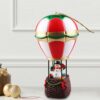 Christmas Resin Decorations Christmas Luminous Old Man Snowman Fireplace Small Night Lamp Christmas