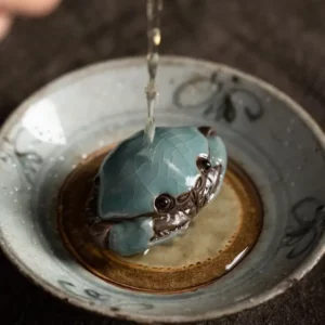 Cracked Glaze Crab Tea Play Handmade Kongfu Tea Pet Decoration Chinese Tea Table Tea Ceremony Accessories Tea Pet