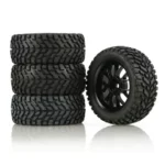 Rubber Rally Climbing Car Off-road Wheel Rim and Tires Hex