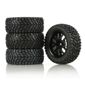 Rubber Rally Climbing Car Off-road Wheel Rim and Tires Hex