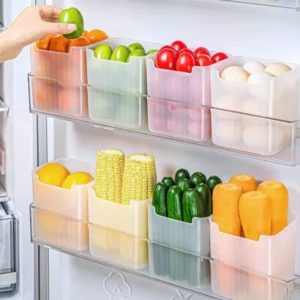 Food Fresh Storage Box Refrigerator Side Door Vegetable Fruit Spice Organizer Food Container Kitchen Storage