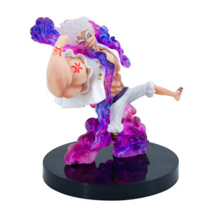Anime Gear Fifth Awakening Muscle Man Sun God Nika Luffy PVC Action Figure Model Ornament Decor Kids