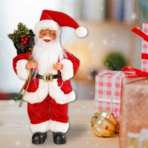 Big Electric Santa Claus Blow Saxophone Christmas Music Electric Swing Doll Home Decor Christmas Village Ornament
