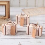 Travel Suitcase Candy Box Kraft Paper Gift Boxes Wedding Birthday Party Decoration Supplies Christmas