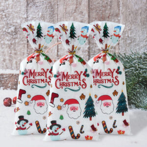 Christmas Santa Claus Candy Bag Merry Christmas Decorations For Home Cristmas Ornament Navidad New Year