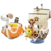 Figure Luffy Model Toy Peripheral Super Cute Mini Boat Assembled Model One Piece Ship Blind Box Kid Birthday