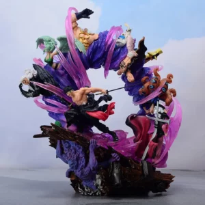 Anime Figures Zoro Gk Figurine Onigashima King Of Hell Action Figure Pvc Statue Model Decoration Toys Gift