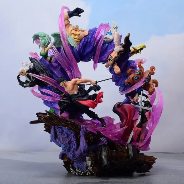 Anime Figures Zoro Gk Figurine Onigashima King Of Hell Action Figure Pvc Statue Model Decoration Toys Gift