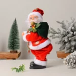 Christmas Gift Fine Stitching Single Color Box Packaging Holiday Parties Music Doll Christmas Electric Doll Santa Claus