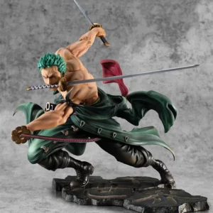 Anime Figure GK Roronoa Zoro Three-blade Sa-maximum Manga Anime Statue Action Figure Collection Model Kid Toy