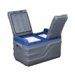 Wholesale 2-door Mobile Camping Refrigerator Car Freezers Portable Mini Vehicle Fridge for Outdoor