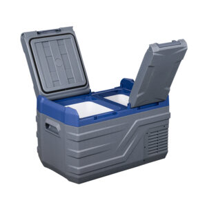 Wholesale 2-door Mobile Camping Refrigerator Car Freezers Portable Mini Vehicle Fridge for Outdoor