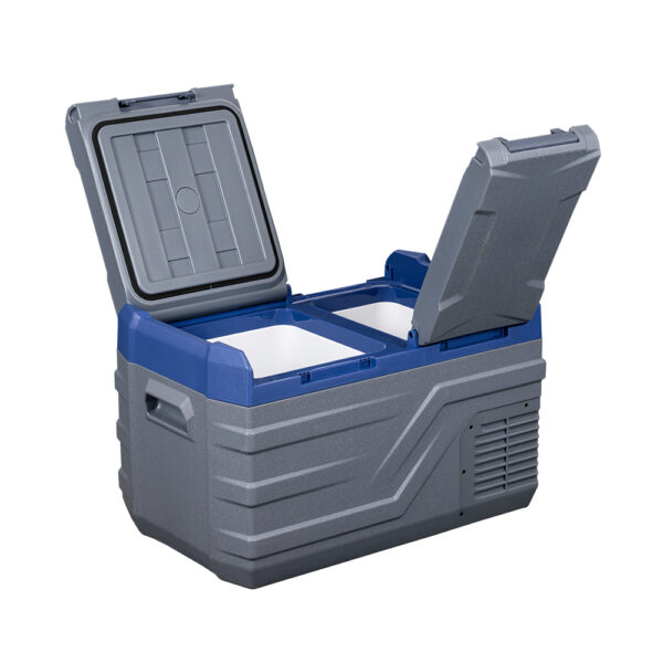 Wholesale 2-door Mobile Camping Refrigerator Car Freezers Portable Mini Vehicle Fridge for Outdoor