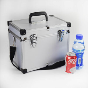 Large Aluminum Tool Box Portable Safety equipment Toolbox Instrument case Hardware Storage box Suitcase with shoulder strap