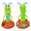 Cartoon Musical Caterpillar Toy Electric Animal Dancing Caterpillar Plays Saxophone Preschool Early Education Toys