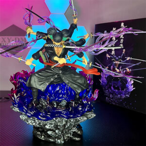 Anime One Piece Zoro Figure Wano Onigashima Swords Style Action Figurine PVC Statue Model Collectible Decoration