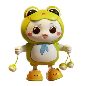 Electronic Pets Dancing Toy With Swing Light Music Cute Frog Cartoon Animal Baby Learning To Crawl Toys