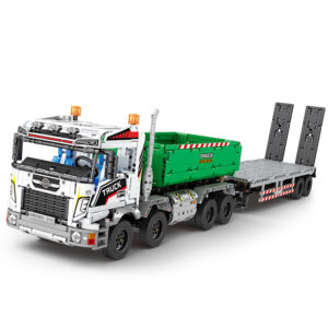 Technical Electric Remote Control Truck Crane Vehicle Toys For Adults Hook Lifting Truck Car Building Blocks Brick Kids