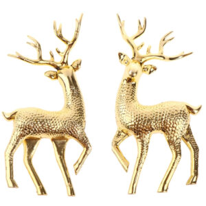 Christmas Simulation Sika Deer Reindeer Fairy Tale Garden Props Animal Statue Home Elk Shop Cabinet