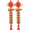 Five Emperors Money Authentic Gourd Pendant Zhaocai Town House Copper Coin Resolve Door-to-door Feng Shui