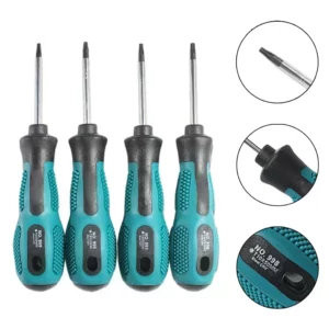 Screwdriver Magnetic Screwdriver Anti-Slip Handle Security Insulated Screwdrivers Screw DriverHand Repaire Tools
