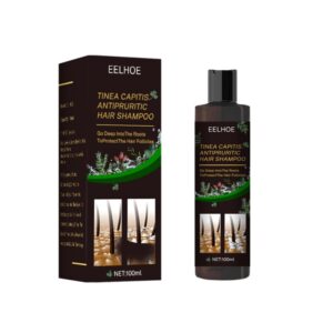 Tinea Capitis Antipruritic Hair Shampoo Relieve Itching Nutritions Follicles Damage Repair Organic Natural Beauty Health