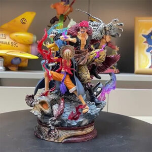 Three Captain Anime Figure Kid Law Luffy Action Pvc Model Statue Doll Collection Decoration Toys