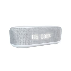 Wireless Charger Alarm Clock Time LED Light Thermometer Earphone Phone Charger  Fast Charging Dock Station