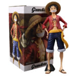 Anime Figure Confident Smiley Luffy Three Form Face Changing Doll Action Figurine Model Toys Kits