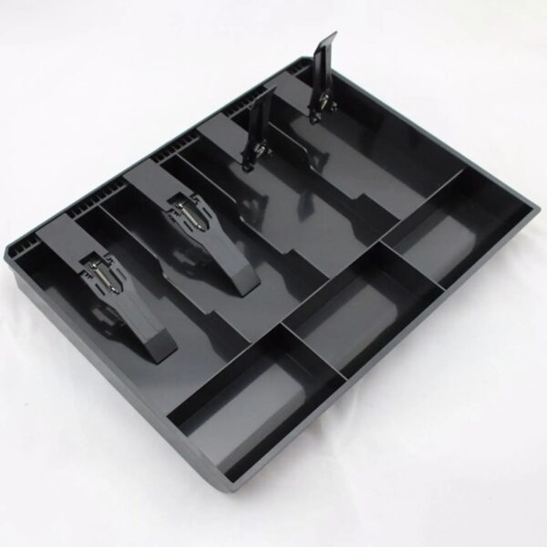 Grids Slots Cash Register Drawer Tray with Clip Cashier Coin Drawer Hotel Supermarket Money Coin Box Shop Classify