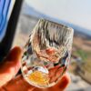Glass Vodka Glass Sake Shochu Glass Bar Liqueur Double Bottom Gold Foil Glass Tea Cup High-end Gifts Hard