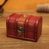 Wooden Box Lockable Antique Wooden Jewelry Storage Box Gift Packaging Wooden Box