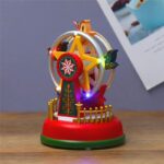Music Boxes With Light Wind Roundabout Carousel Musical Box Kid Birthday Christmas Gift Baby Room Home Decor