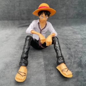 Anime One Piece Monkey Luffy Action Figure PVC Model Toys Doll Cake Car Decoration Collection Kid