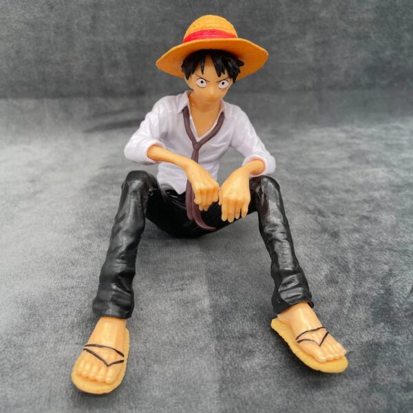 Anime One Piece Monkey Luffy Action Figure PVC Model Toys Doll Cake Car Decoration Collection Kid