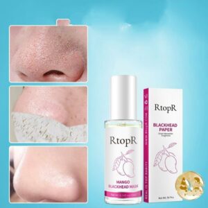 Mango Blackhead Remover Mask Acne Treatment Nose Oil Mud Pore Strip Whitening Masks Cream Peel Off Skin Care Black Dots